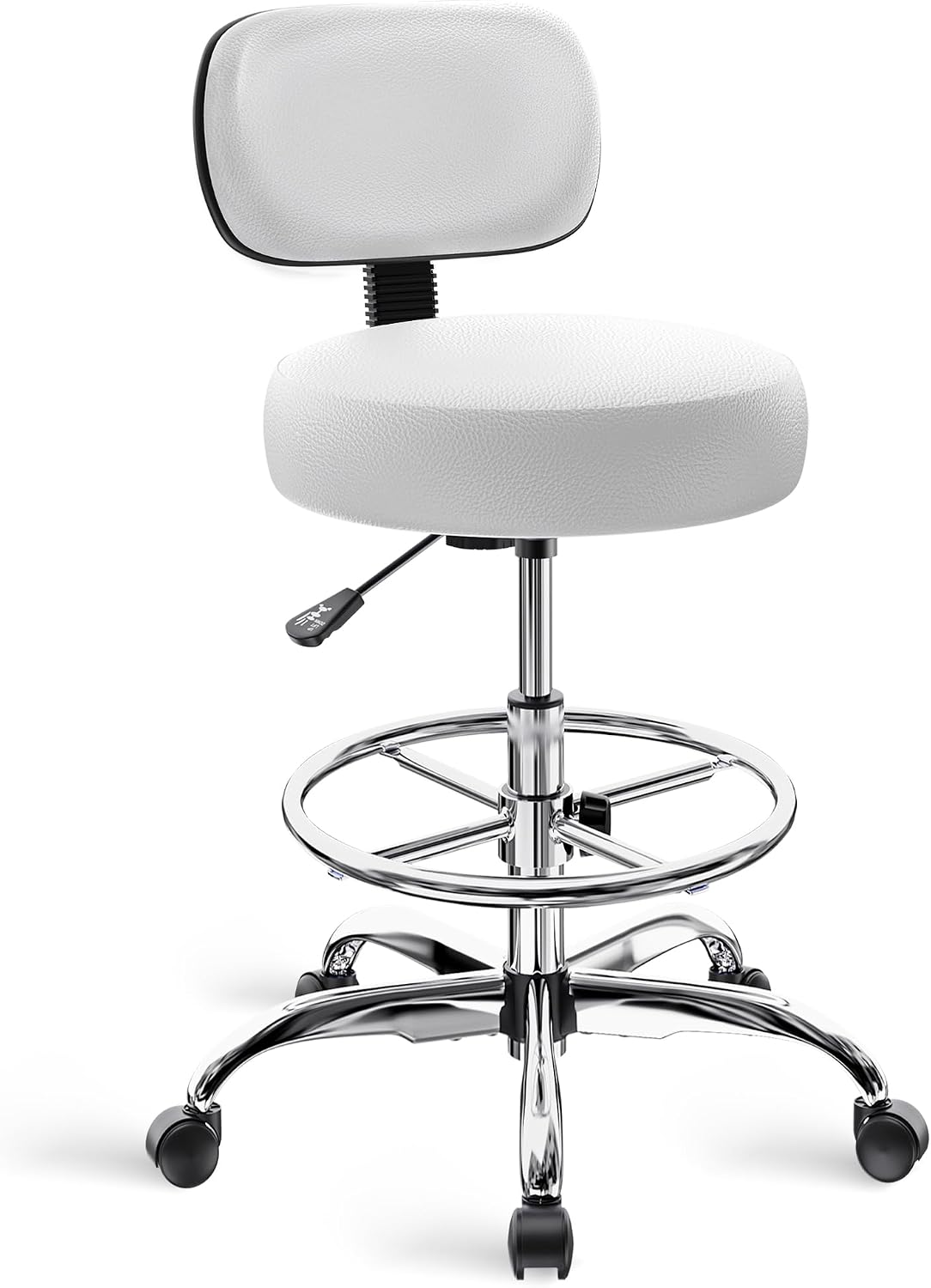 Office Footrest Cushion - Krzesło techniczne SUPERJARE z oparciem, regulowanym