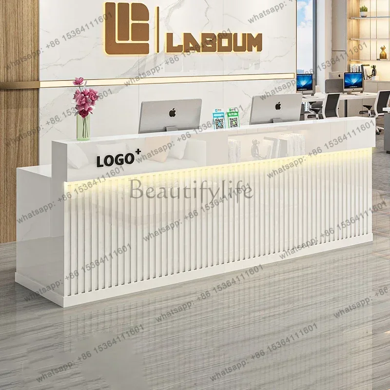 Office Furniture Bali - LJY Podium Proste Biurka Recepcyjne Luksusowy