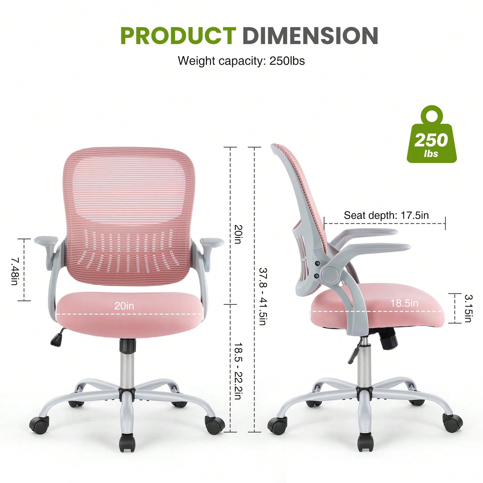 Krzesło biurowe, krzesło do bi – Task Chair Mid Back recenzja i cena