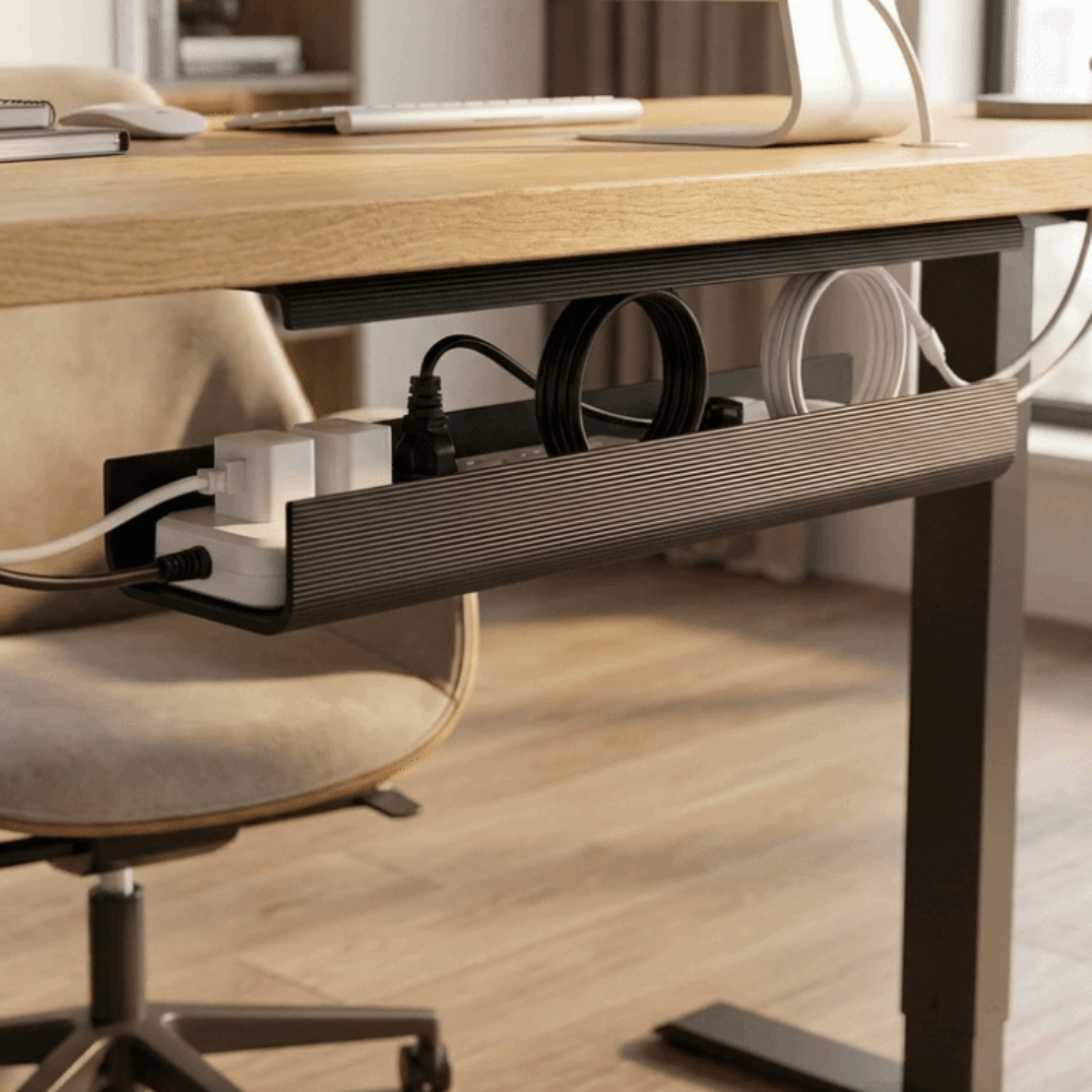 PVC Listwa do zarządzania kabl – Cable Tray Under Desk recenzja i cena