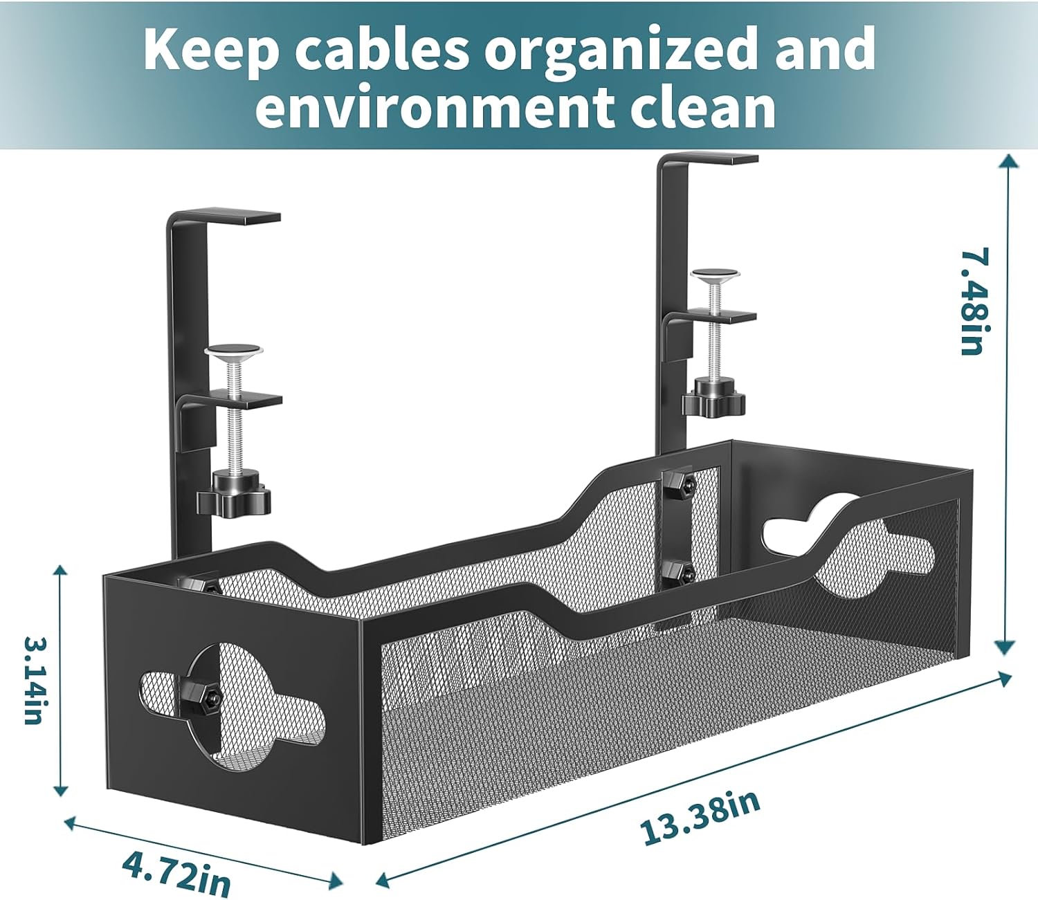 Bezwiertkowy organizer kabli p – Cable Tray Under Desk recenzja i cena