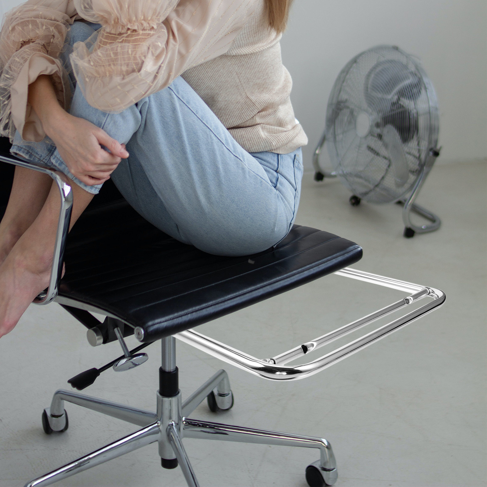 Podnóżek ze stali nierdzewnej, – Office Footrest Cushion recenzja i cena