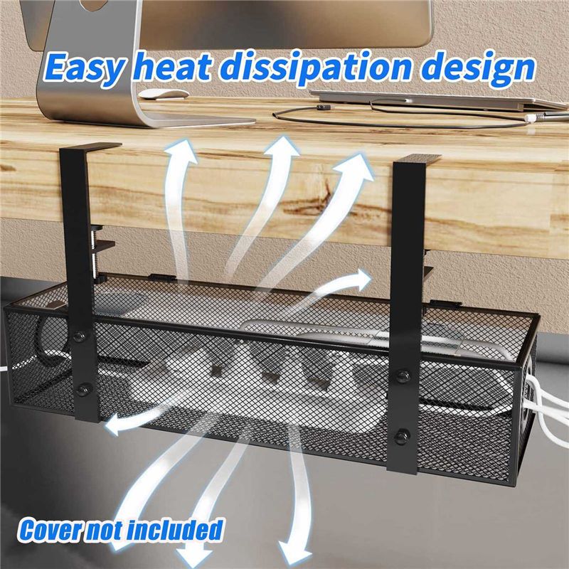 Superior-1 szt. Półka na kable – Cable Tray Under Desk recenzja i cena