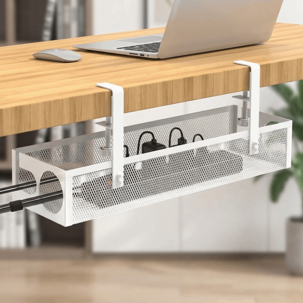 Stalowa półka na kable pod biu – Cable Tray Under Desk recenzja i cena