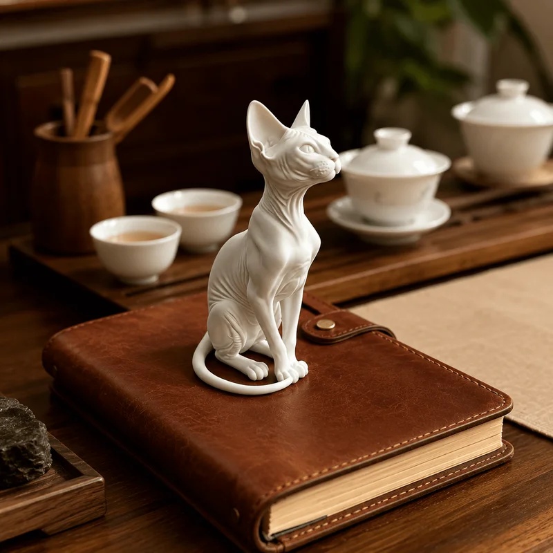 Figurka bezwłosego kota wykona – Cubicle Shelf Organizer recenzja i cena