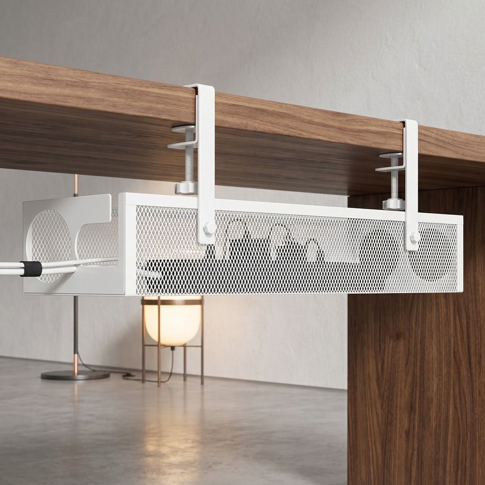 Stalowa półka na kable pod biu – Cable Tray Under Desk recenzja i cena