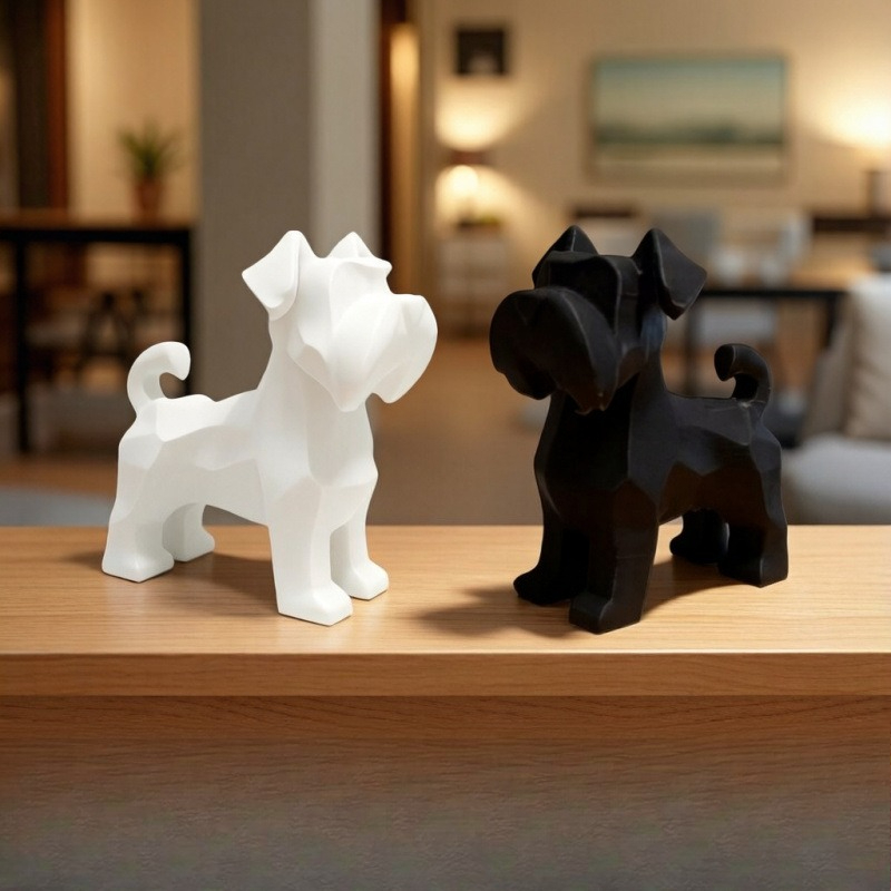 Figurki psów rasy sznaucer, ży – Office Furniture Hon recenzja i cena