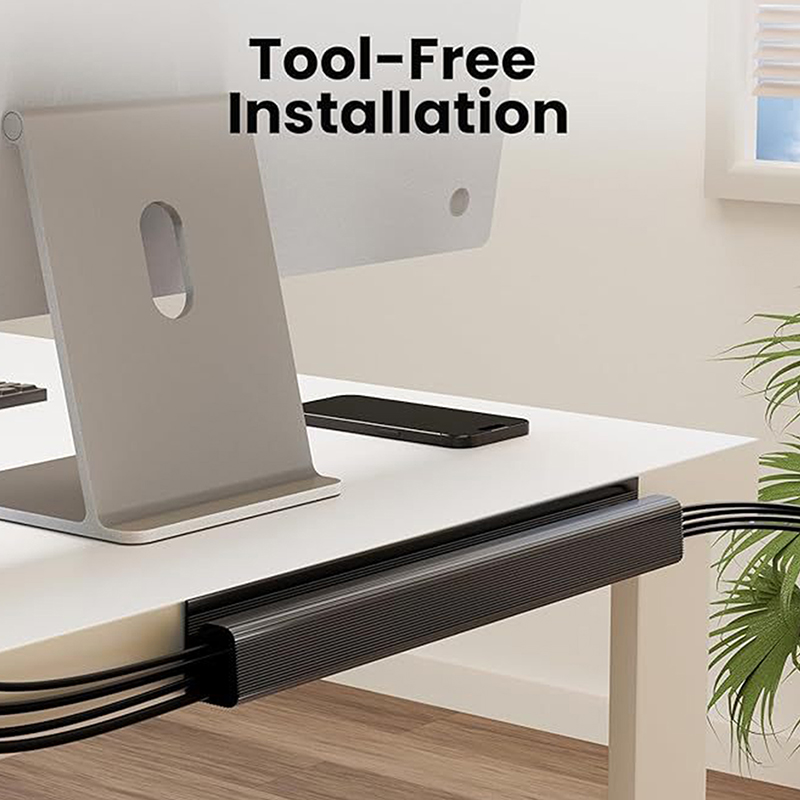 【K】1 szt. 40 cm/15,75 cala – p – Cable Tray Under Desk recenzja i cena