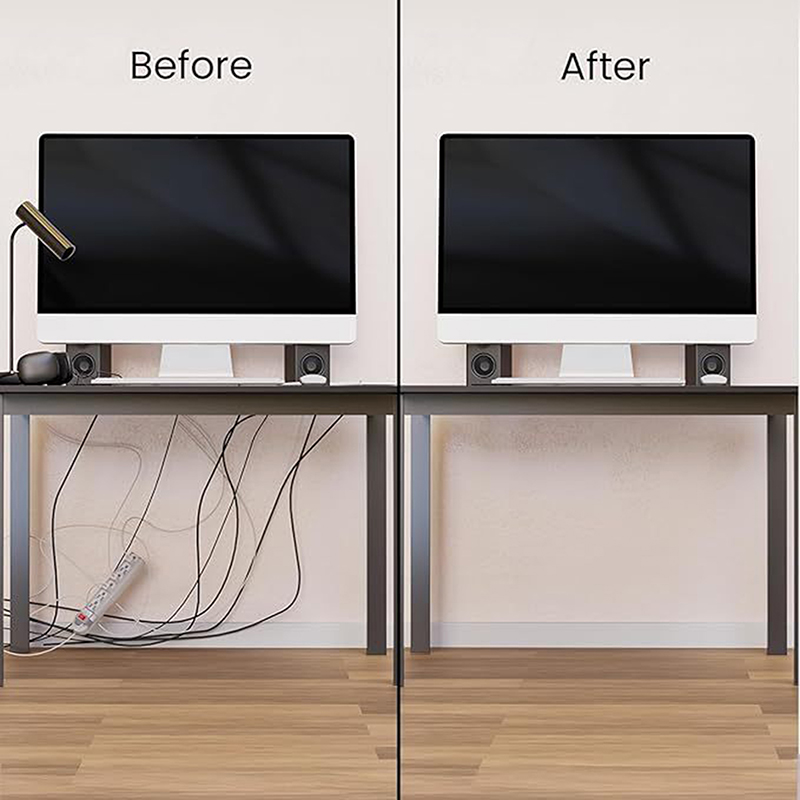 【K】1 szt. 40 cm/15,75 cala – p – Cable Tray Under Desk recenzja i cena
