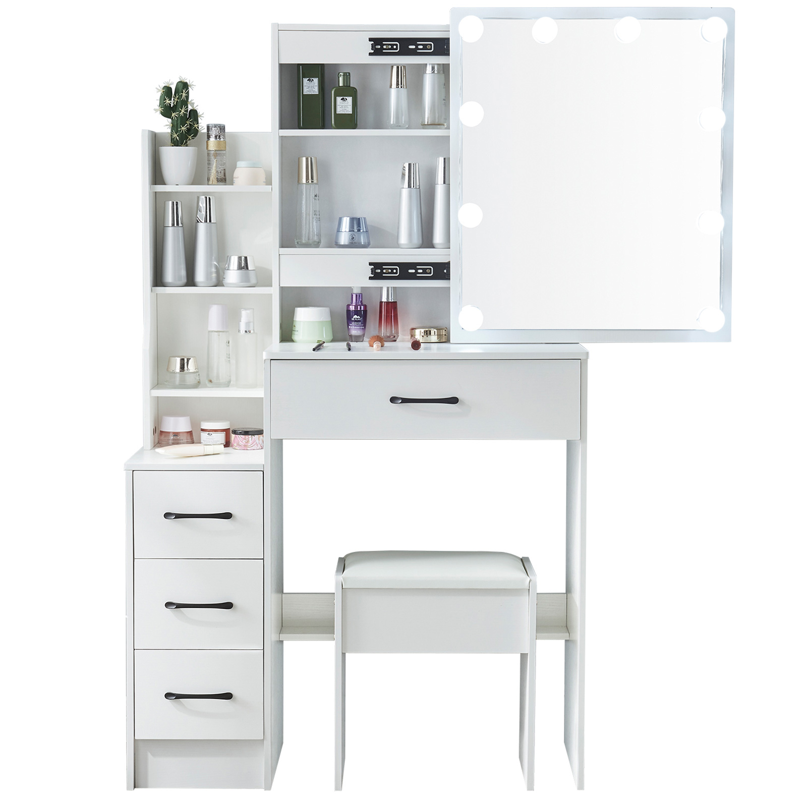 Toaletka z lustrem i stołkiem, – Office Furniture Okc recenzja i cena