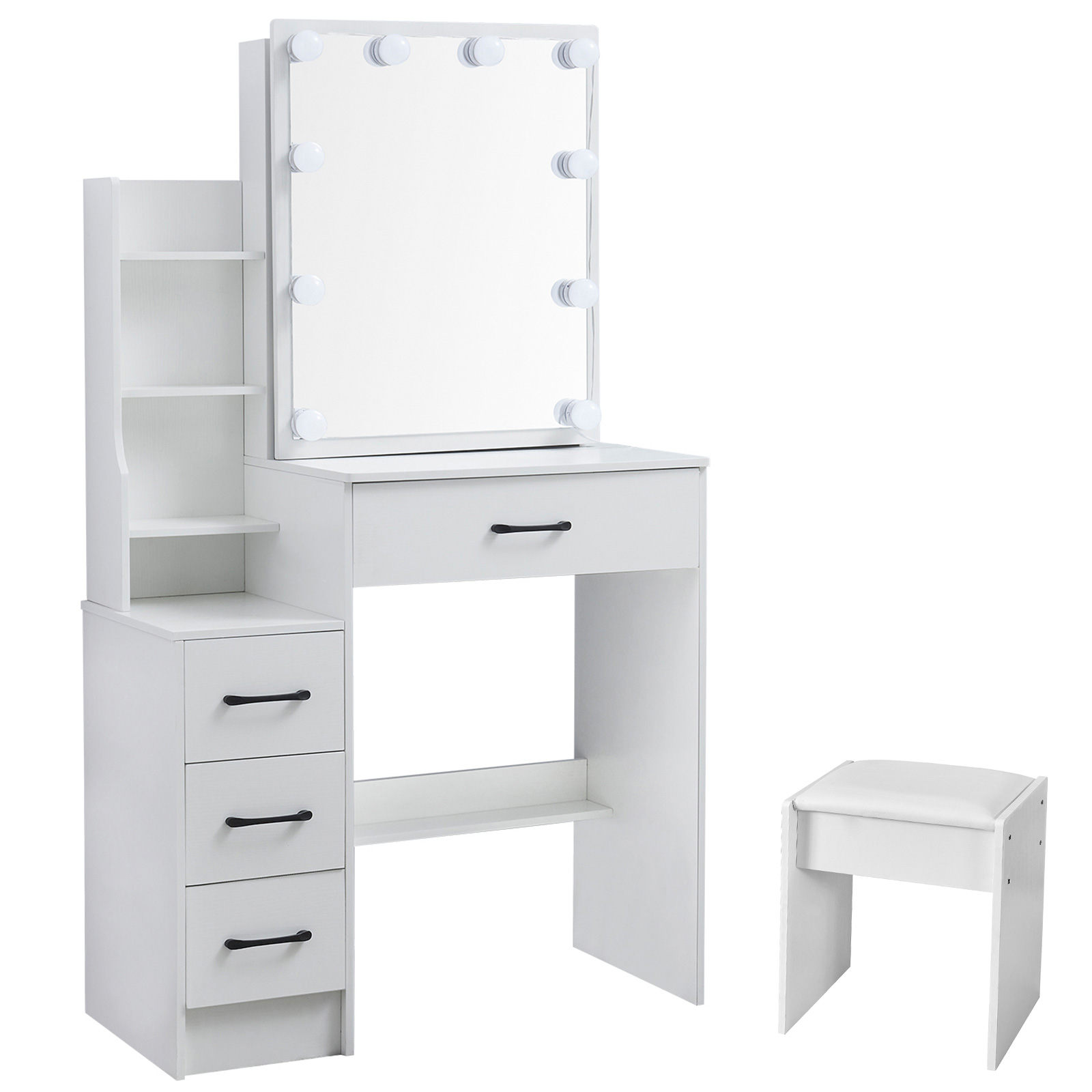 Toaletka z lustrem i stołkiem, – Office Furniture Okc recenzja i cena