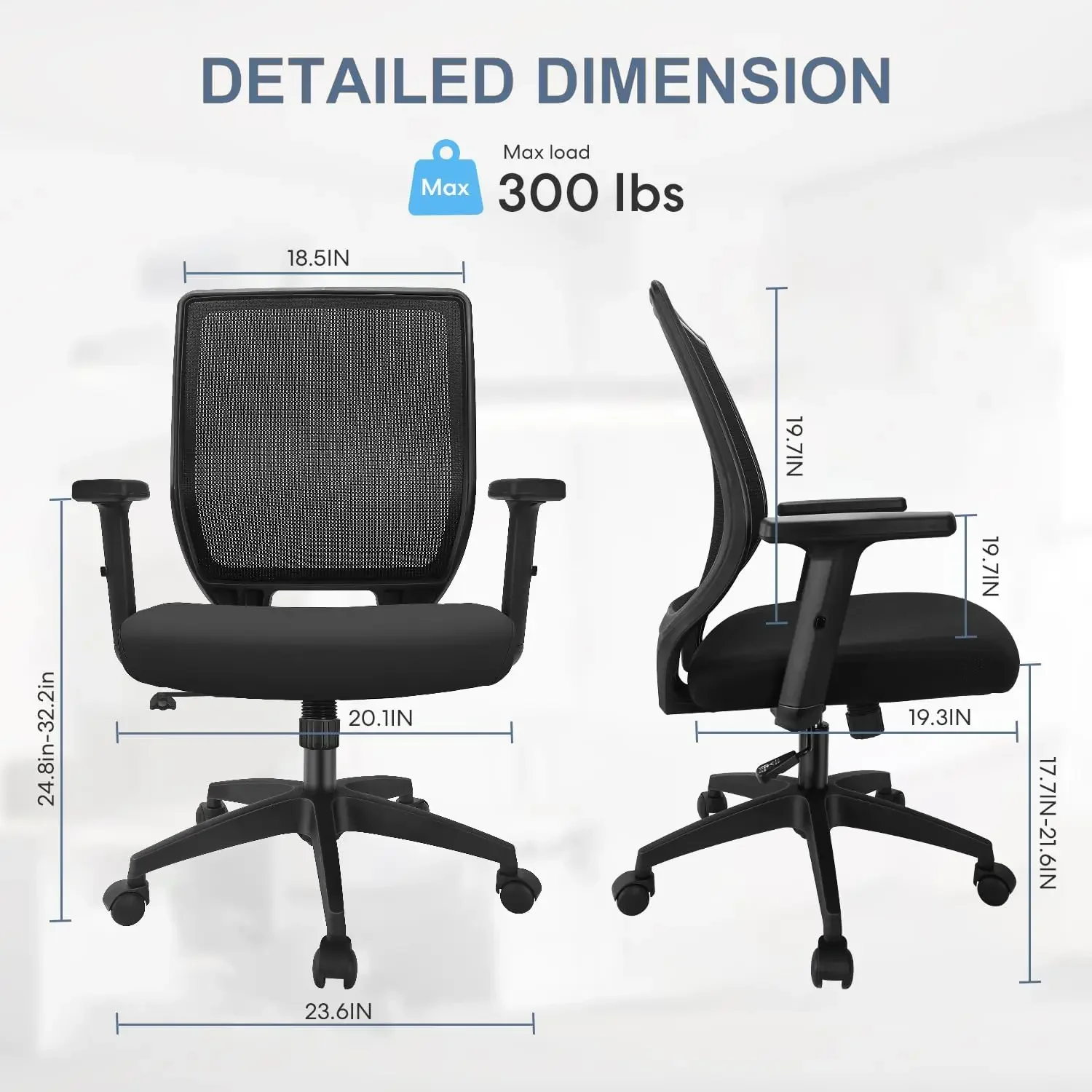 Ergonomiczne krzesło biurowe,  – Task Chair Mid Back recenzja i cena