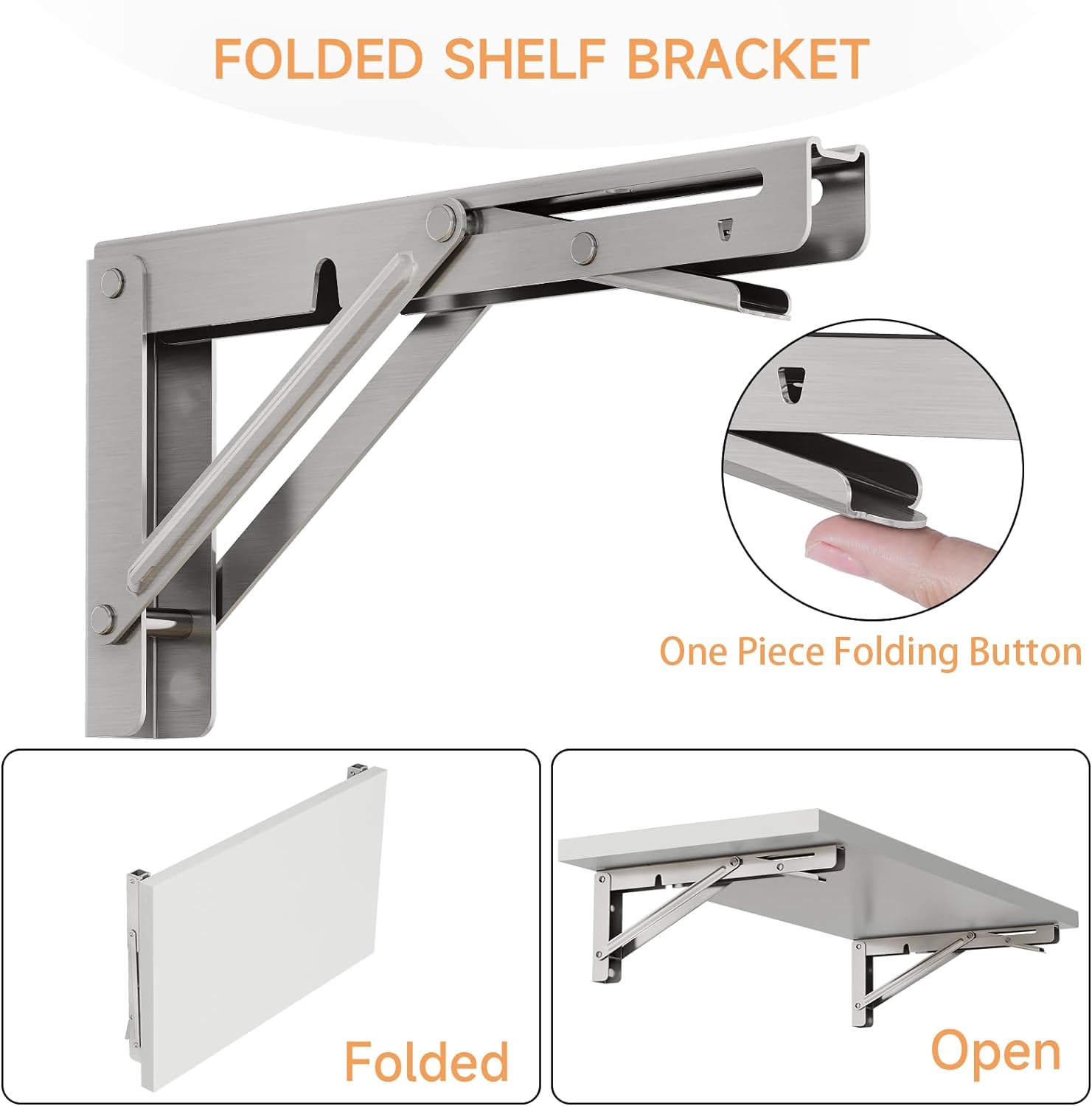2 szt. Składany wspornik do pó – Cubicle Shelf Organizer recenzja i cena