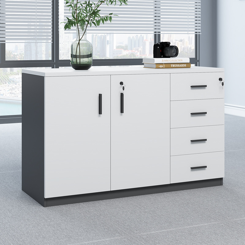 Szafka biurowa biała zamykana  – Credenza Office Storage recenzja i cena