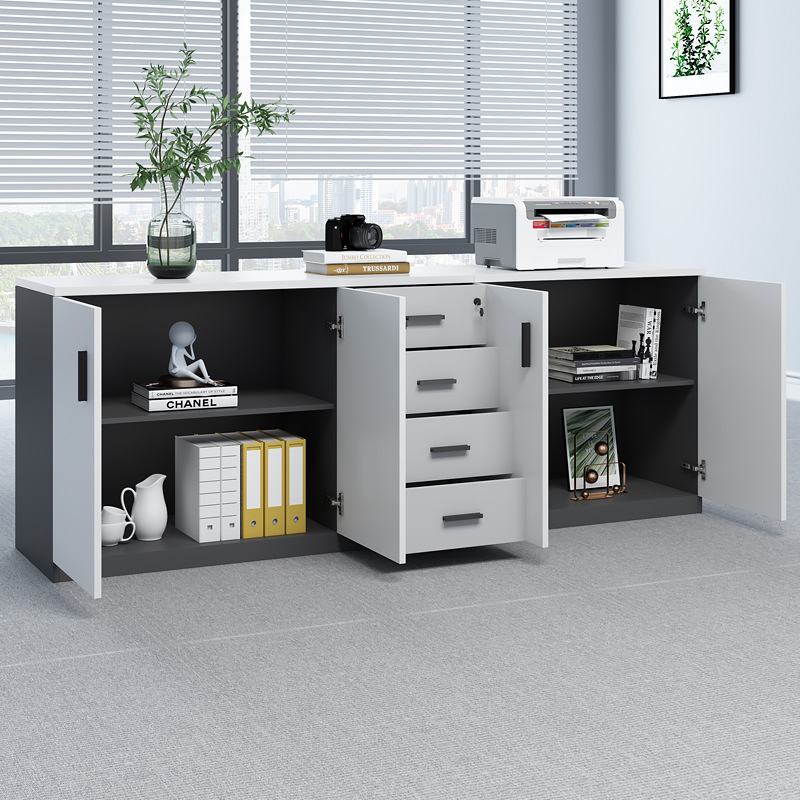 Szafka biurowa biała zamykana  – Credenza Office Storage recenzja i cena