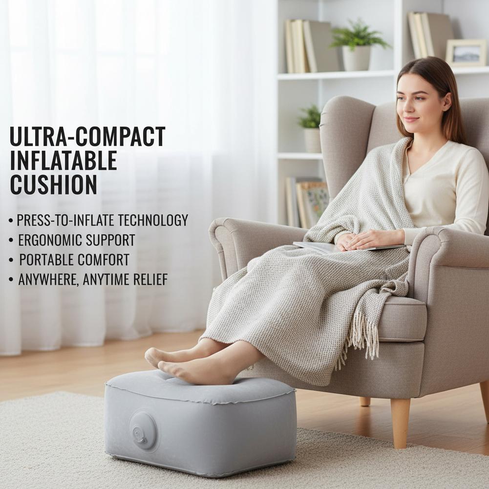 Przenośna, nadmuchiwana podusz – Office Footrest Cushion recenzja i cena