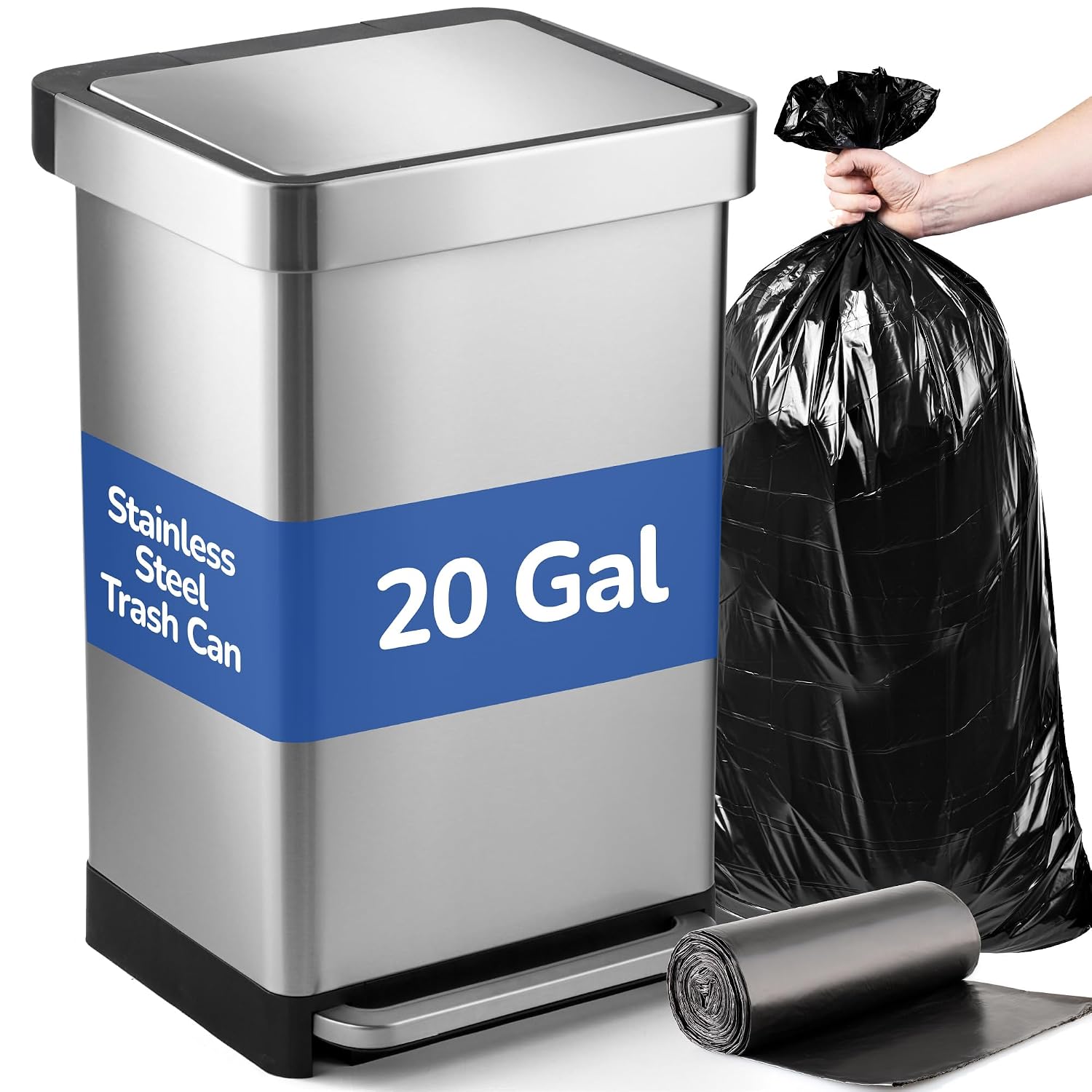 20-galonowy Duży Kosz na Śmiec – Office Furniture Recycling recenzja i cena