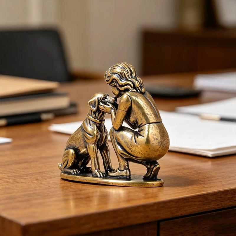Mosiężna figurka dziewczyny i  – Cubicle Shelf Organizer recenzja i cena