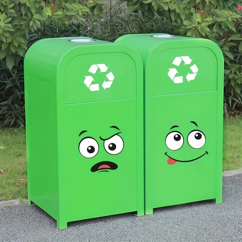 4 szt. Naklejki na kosz na śmi – Office Furniture Recycling recenzja i cena
